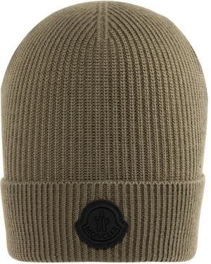 Moncler リブビーニー - グリーン
