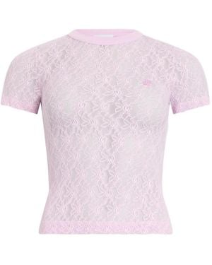 Patou Lace T-Shirt - Pink