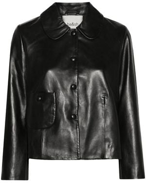 Ba&sh Mylos Leather Jacket - Black
