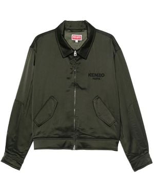KENZO Jacket With Embroidery - Green