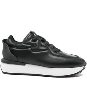 Le Silla Leather Trainers - Black