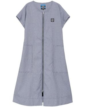 SPORT b. by agnès b. Checked Midi Dress - Blue