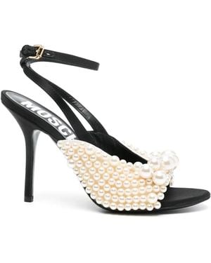 Moschino Sandali Con Decorazione - Neutro