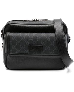 Gucci Small Gg Crossbody Bag - Black