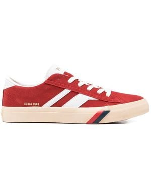 Pro Keds Royal Classic Striped Low-Top Trainers - Red