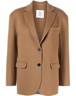 Anine Bing Quinn Blazer - Brown