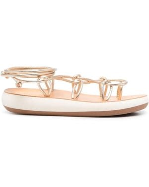 Ancient Greek Sandals Lace-Up Sandals - Natural