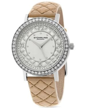 Stuhrling Audrey 38Mm Crystal-Embellished Watch - Metallic