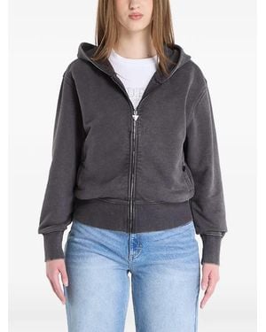 Guess Zip Hooded Jacket - Black