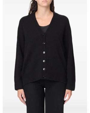 Emporio Armani Cárdigan Con Cuello En V - Negro