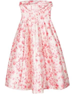 Philosophy Di Lorenzo Serafini And Pleated Midi Dress - Pink