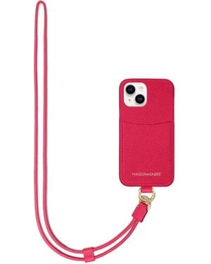 Maison De Sabre Sling Iphone 15 Case - Pink