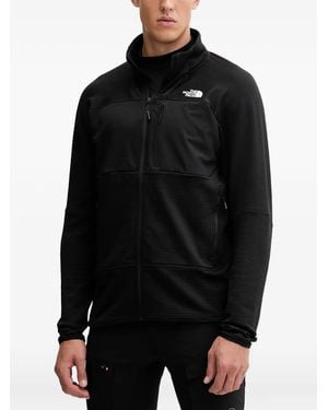 The North Face Long-Sleeved Zip-Up Sweatshirt - Black