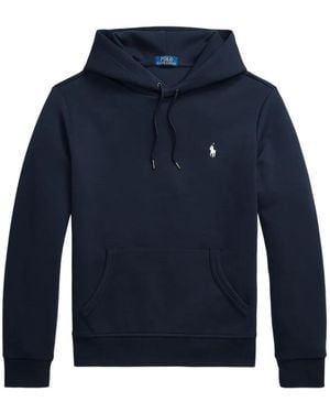 Polo Ralph Lauren Pony-Detail Drawstring Hoodie - Blue