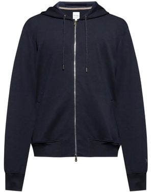Paul Smith Zip-Up Hoodie - Blue