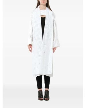PUCCI Abrigo Oversize Con Ojales - Blanco