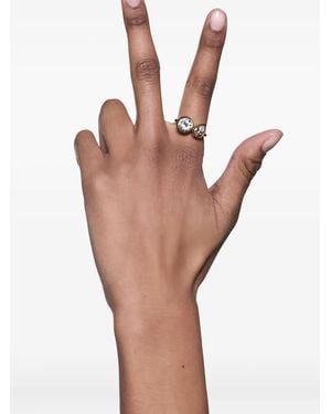 Maria Black Ring Aus Sterlingsilber Mit Schmucksteinen - Mettallic