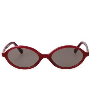 Miu Miu Oval-Frame Sunglasses - Pink