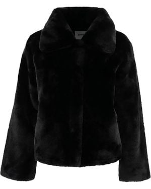 Apparis Veste En Fourrure Artificielle - Noir