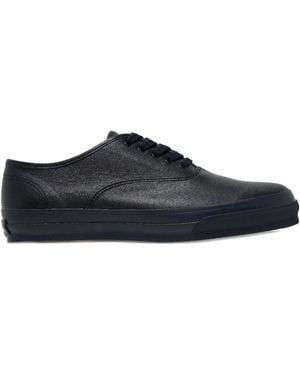 Comme des Garçons Vulcan Leather Trainers - Blue