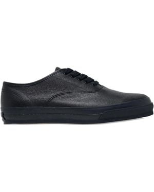 Comme des Garçons Vulcan Leather Trainers - Blue