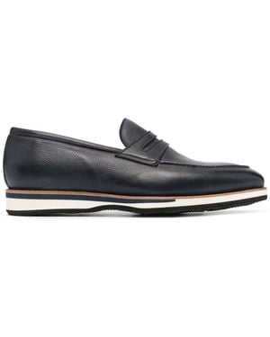 Bontoni Tweekleurige Penny Loafers - Grijs