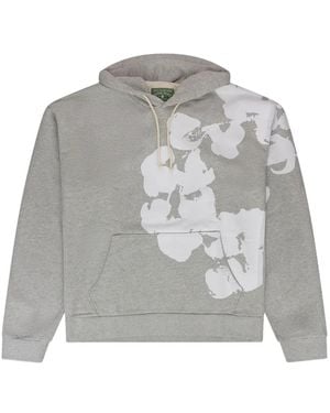DENIM TEARS Jumbo Wreath Long-Sleeve Hoodie - Grey