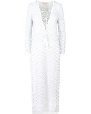 Circus Hotel Sequinned Dress - White
