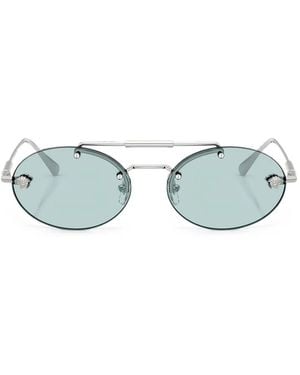 Versace Round-Frame Sunglasses - Green
