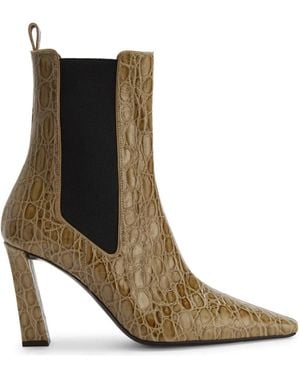Giuseppe Zanotti 90Mm Janiee Beatles Chelsea Boots - Brown