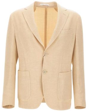Eleventy Patch-Pocket Blazer - Natural