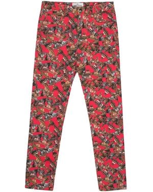 Vivienne Westwood Orb ツイルパンツ - レッド