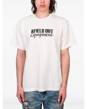 Afield Out Logo-Print T-Shirt - White