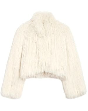 Apparis Ginette Fringed Jacket - Natural