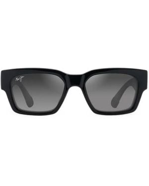 Maui Jim Kenui Square-Frame Sunglasses - Black