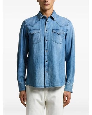 Peserico Pocket Shirt - Blue