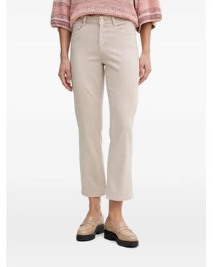 Joseph Ribkoff Straight-Leg-Jeans Mit Logo - Natur