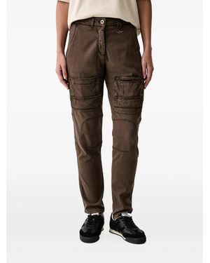Aeronautica Militare Pantalon À Poches Cargo - Brown