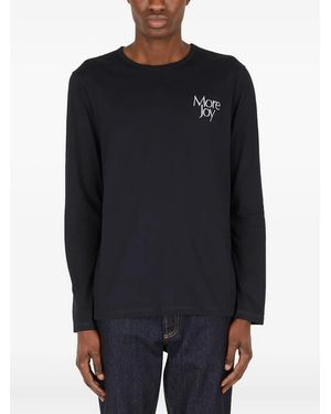 More Joy Long-Sleeve Logo T-Shirt - Blue