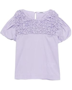 Vivetta Ruffled Blouse - Purple