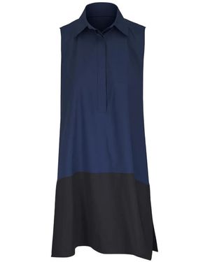 Antonelli Vestido Con Diseño Colour Block - Azul