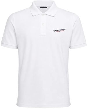 DIESEL Smith Logo-Print Polo Shirt - White