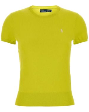Polo Ralph Lauren Logo Detai T-Shirt - Yellow