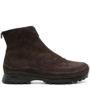 Guidi Bottines À Bout Rond - Marron