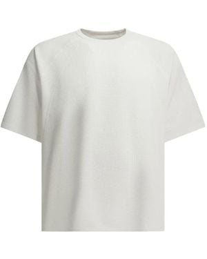 Goldwin Mesh Wf Actinoid Waffle-Knit Raglan-Sleeve T-Shirt - White