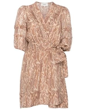 Ba&sh Robe Teodora Mini Dress - Pink