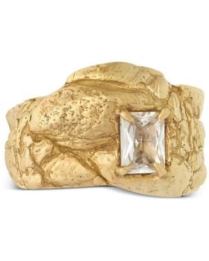 Loveness Lee Textured Sapphire Ring - Metallic