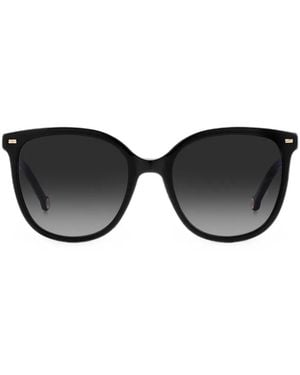Carolina Herrera Oversized-Frame Sunglasses - Black
