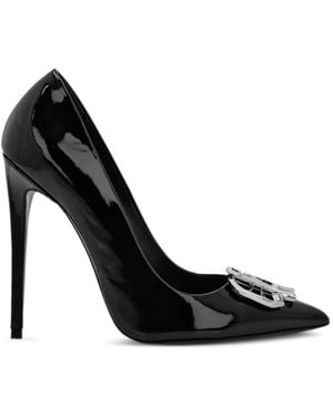 Philipp Plein Gothic High-Heel Pumps - Black
