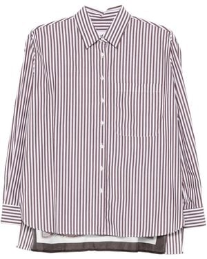 Robert Friedman Gestreept Blouse - Paars